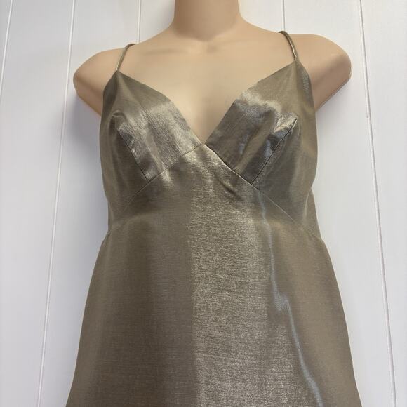 Vintage Loralie Baby Doll Y2K Maxi Slip Dress Size 10 Glam Wedding Timeless - Picture 9 of 10